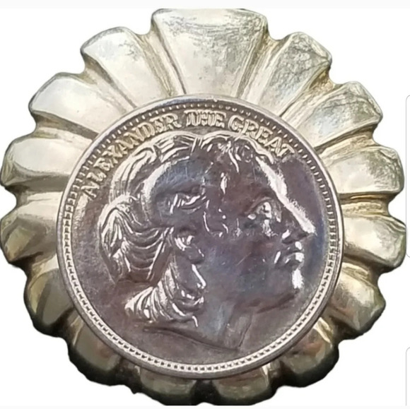 JERI-LOU VINTAGE "ALEXANDER THE GREAT" SCARF CLIP - Picture 2 of 4